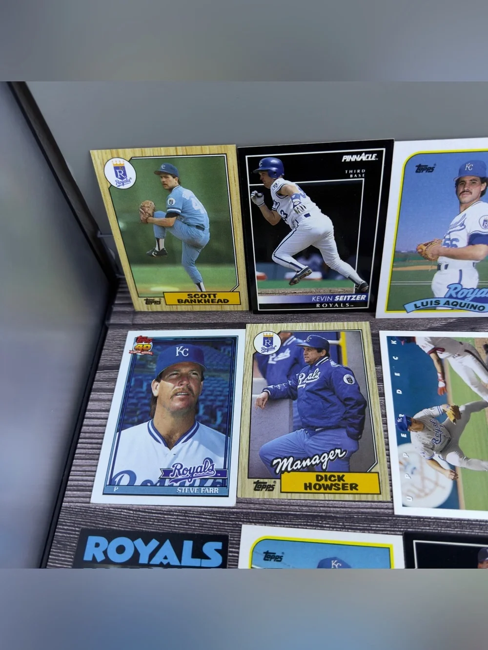 Kansas City Royals Card Lot of 24 Brett Saberhagen Tartabull +